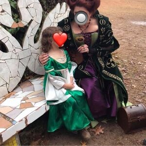 Green medieval Princess costume